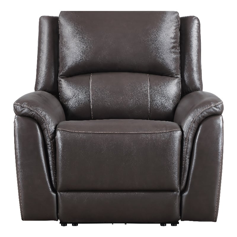 Steve Silver Alexandria Power Recliner in Chocolate