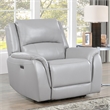Steve Silver Alexandria Power Recliner in Gray