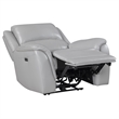 Steve Silver Alexandria Power Recliner in Gray