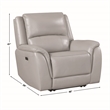Steve Silver Alexandria Power Recliner in Gray