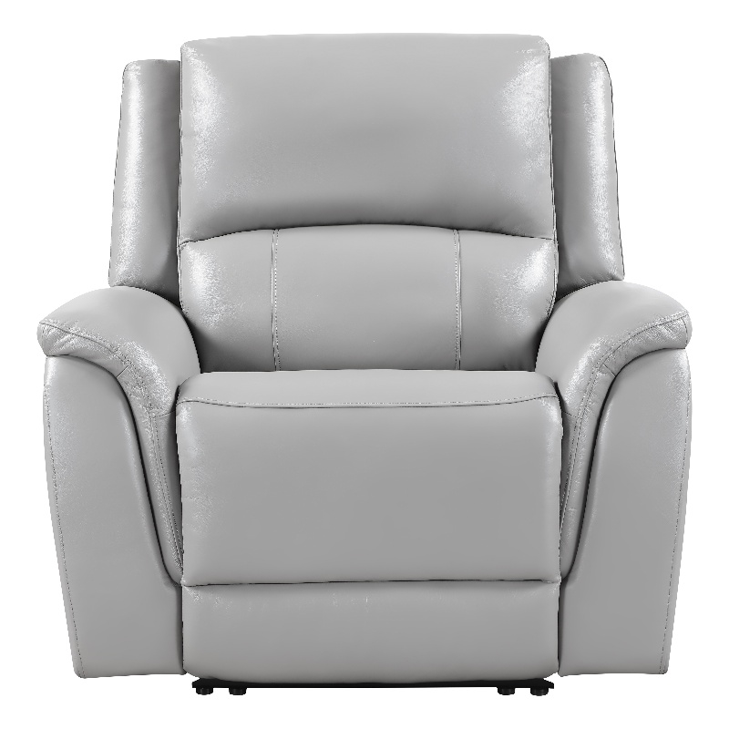 Steve Silver Alexandria Power Recliner in Gray