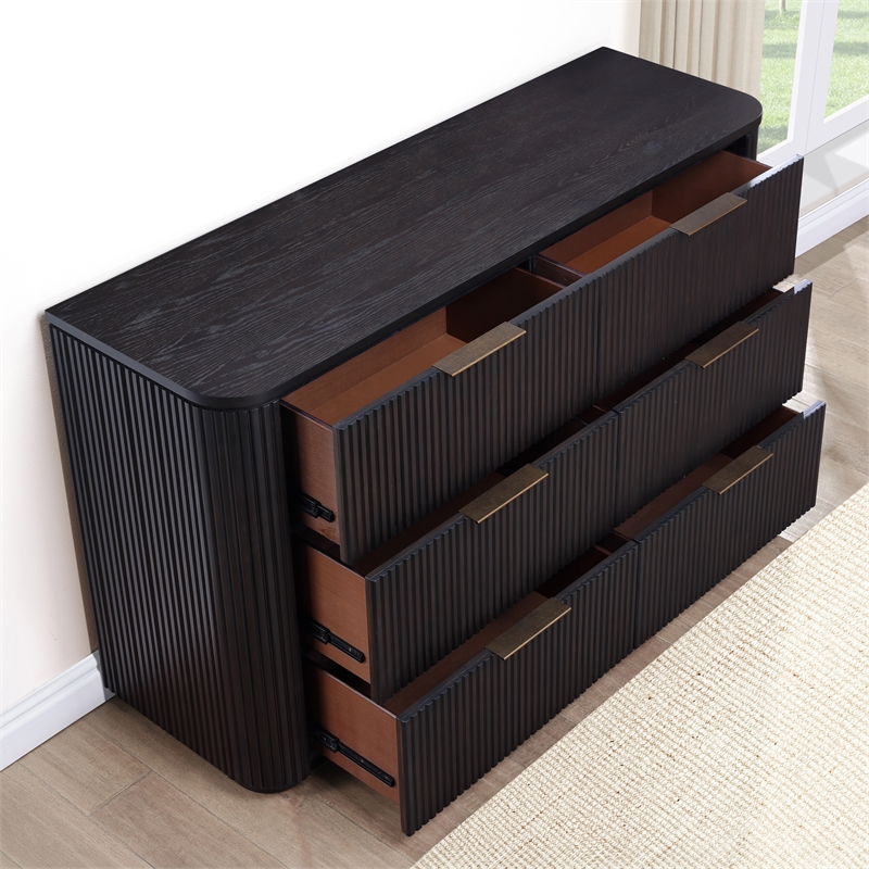 Steve Silver Henry Dresser in Dark Brown/Espresso