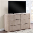 Steve Silver Henry Dresser and Mirror in Sand/Tan