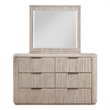 Steve Silver Henry Dresser and Mirror in Sand/Tan