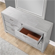 Steve Silver Montana Dresser and Mirror in Gray