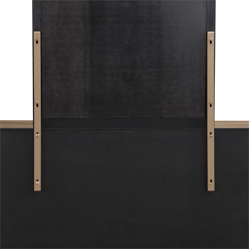 Steve Silver Montana Dresser and Mirror in Brown/Sand