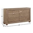 Steve Silver Montana 6-Drawer Dresser in Brown/Sand