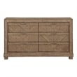 Steve Silver Montana 6-Drawer Dresser in Brown/Sand