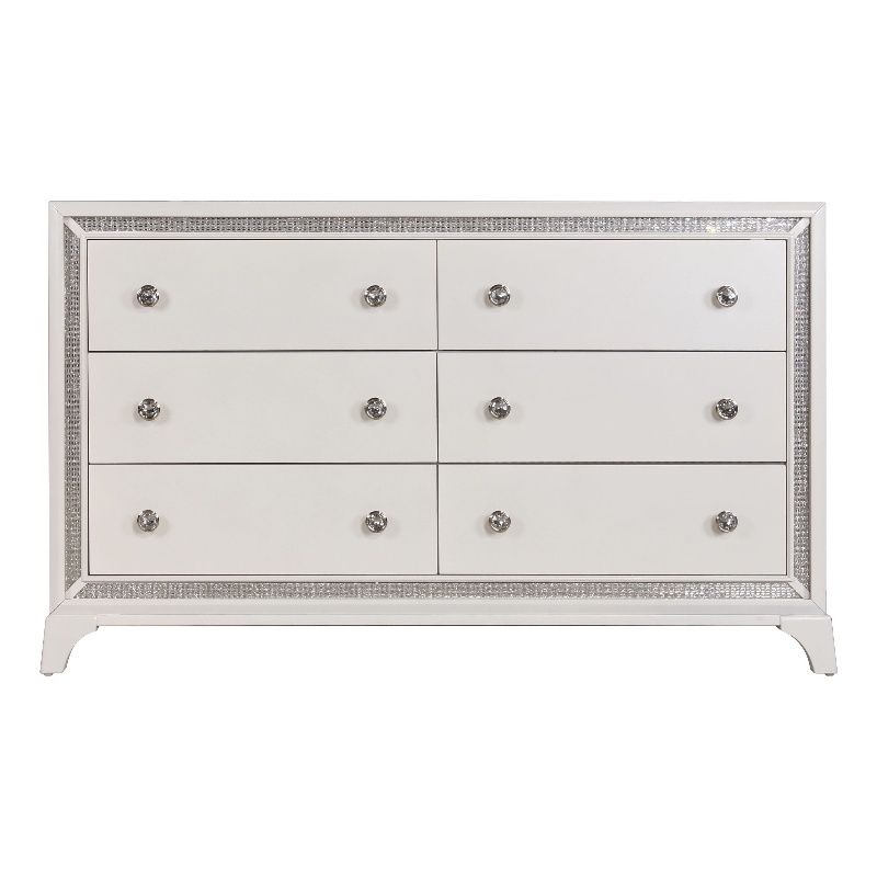 Steve Silver Cassie Dresser in Off White