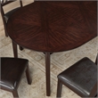 Steve Silver Adrian Oval Dining Table in Brown