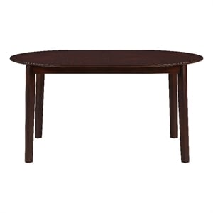 Steve Silver Adrian Oval Dining Table in Brown