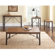 Steve Silver Ashford Coffee & End Table Set (C+2E) in Brown