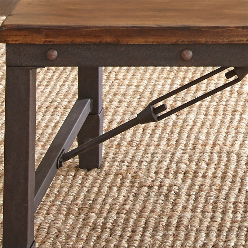 Steve Silver Ashford Coffee & End Table Set (C+2E) in Brown