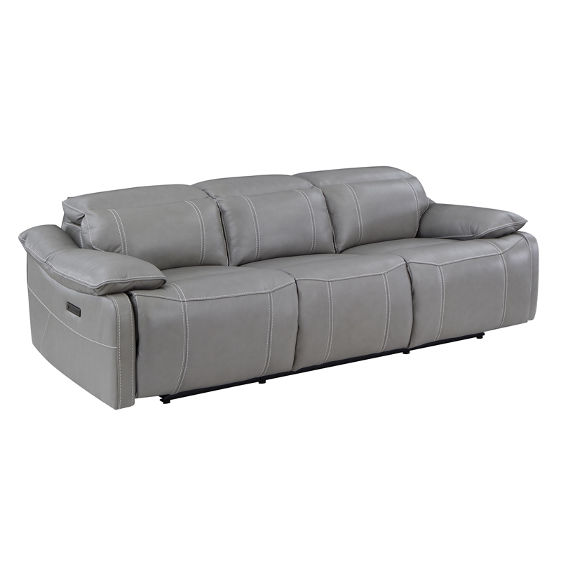 Steve Silver Alpine 3pc Sofa Set in Gray