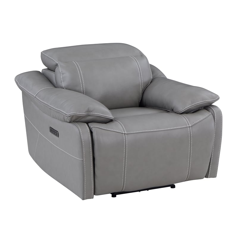 Steve Silver Alpine 3pc Sofa Set in Gray