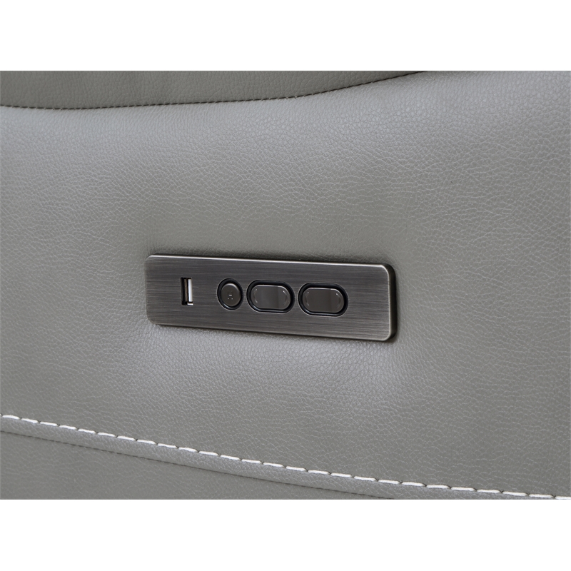 Steve Silver Alpine 2pc Sofa Set in Gray