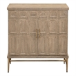 Steve Silver Arun 2-Door Accent Cabinet in Brown