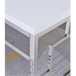 Steve Silver Alize  Bookcase and Desk in White
