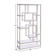 Steve Silver Alize  Bookcase and Desk in White