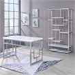 Steve Silver Alize  Bookcase and Desk in White