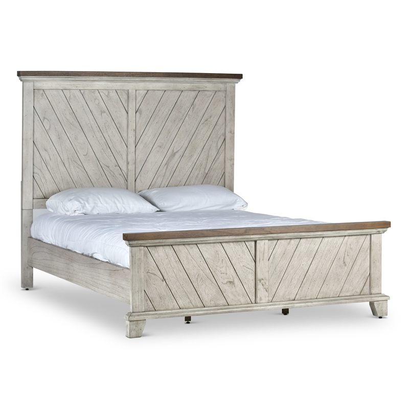 Steve Silver Bear Creek 4pc Queen Bedroom Set in White