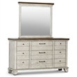 Steve Silver Bear Creek 4pc Queen Bedroom Set in White