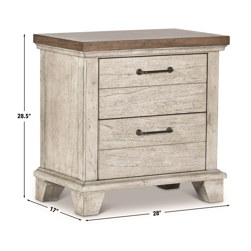 Steve Silver Bear Creek 4pc Queen Bedroom Set in White
