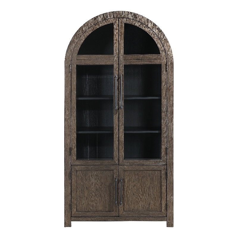 Steve Silver Burlington Curio in Brown
