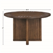 Steve Silver Cambridge Dining Table with Game Table in Brown