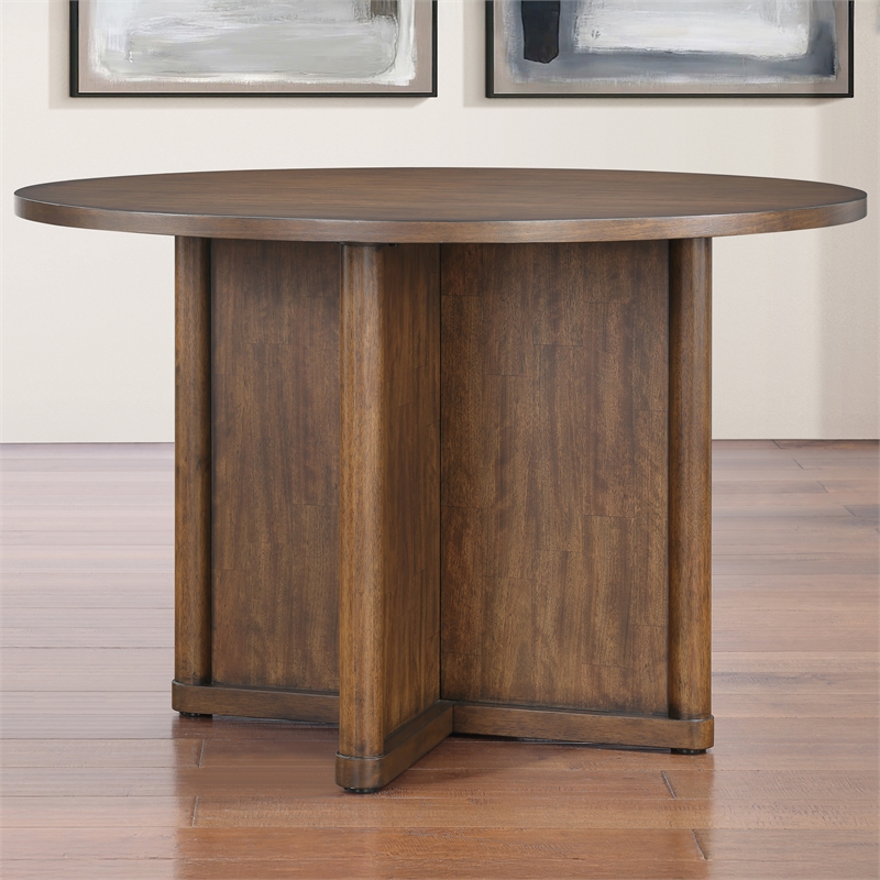 Steve Silver Cambridge Dining Table in Brown