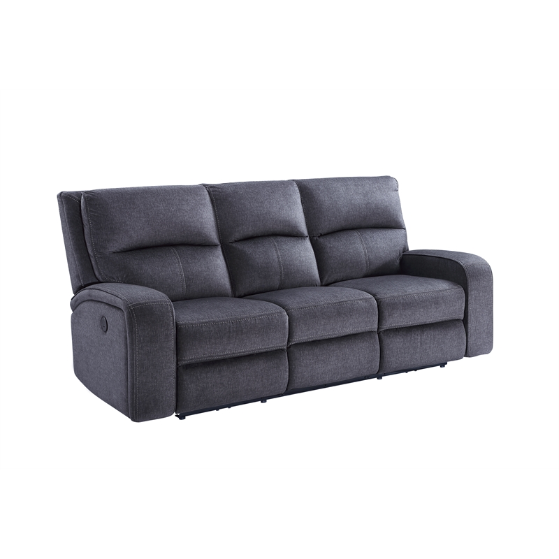 Steve Silver Lovell 3 PC Sofa Set in Gray