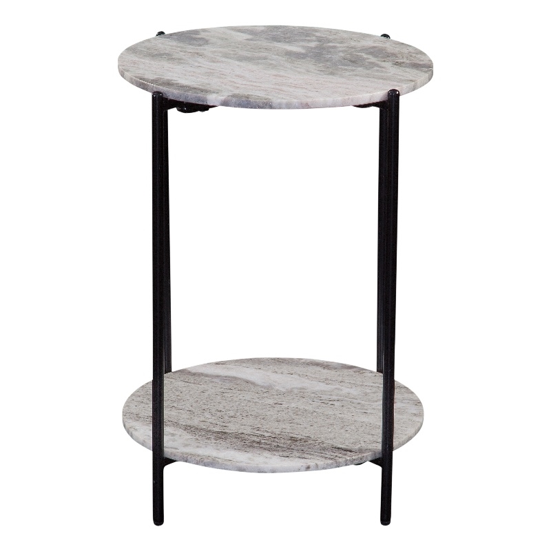 Steve Silver Coleen Sanwar Green Marble Round End Table