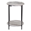 Steve Silver Coleen Sanwar Green Marble Round End Table