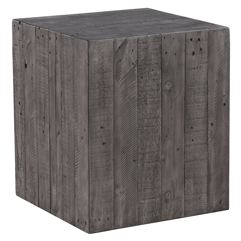 Steve Silver Colson End Table in Gray
