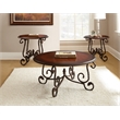 Steve Silver Crowley 3PC Coffee Table Set in Brown