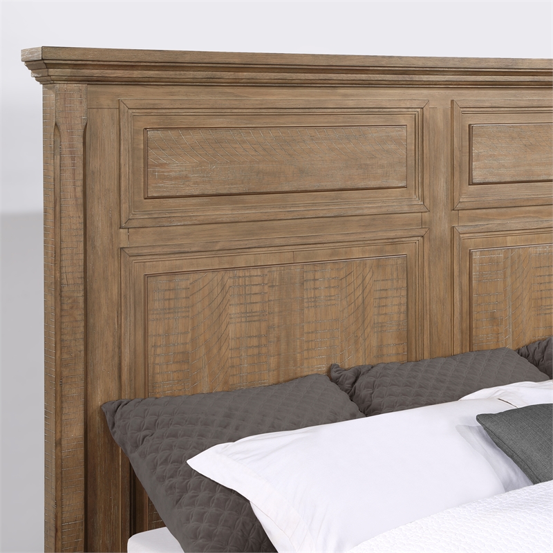 Steve Silver Riverdale King Storage Bed in Brown