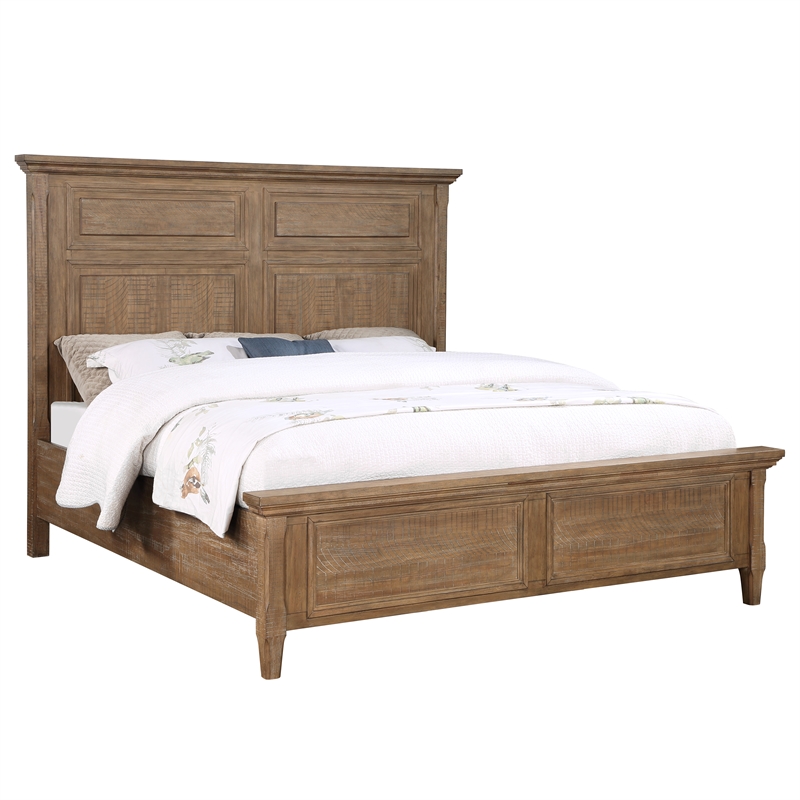 Steve Silver Riverdale 3 pc Queen Bedroom Set(2 NS+Bed) in Brown