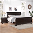 Steve Silver Dominique Queen 4PC Bedroom Set in Brown