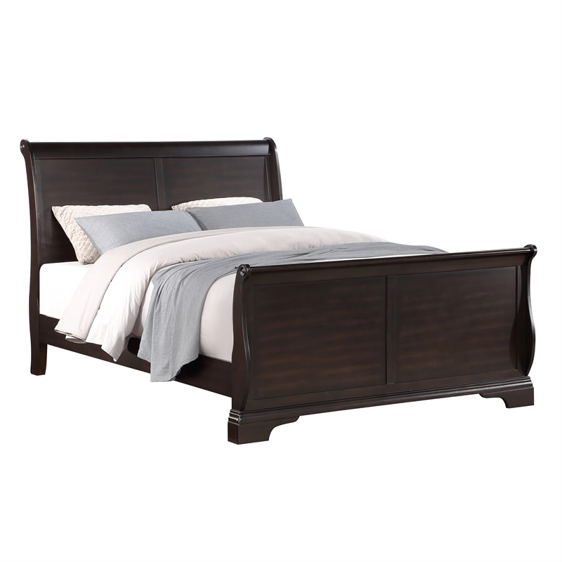 Steve Silver Dominique Queen 4PC Bedroom Set in Brown