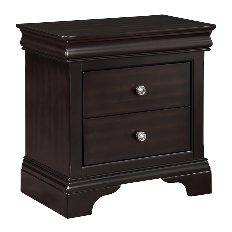 Steve Silver Dominique Queen 4PC Bedroom Set in Brown