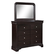 Steve Silver Dominique Queen 4PC Bedroom Set in Brown