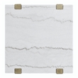 Steve Silver Perth White Marble 3-Piece Table Set (Cocktail End & Sofa Table)