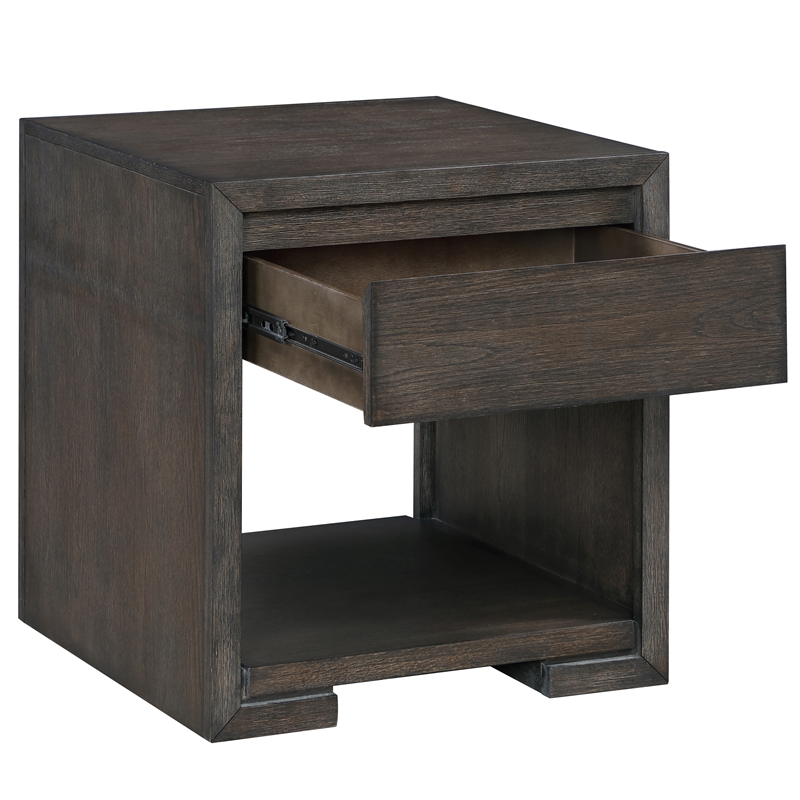 Steve Silver Evan End Table in Brown