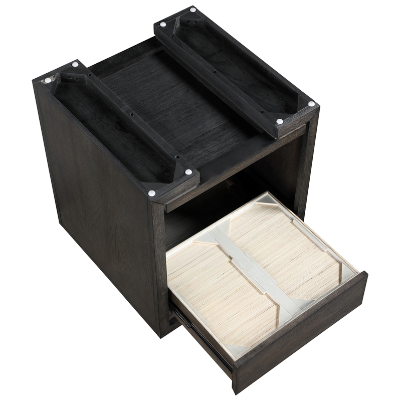 Steve Silver Evan End Table in Brown