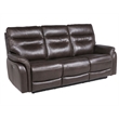 Steve Silver Fortuna 3pc Dual Power Reciling Sofa in Brown