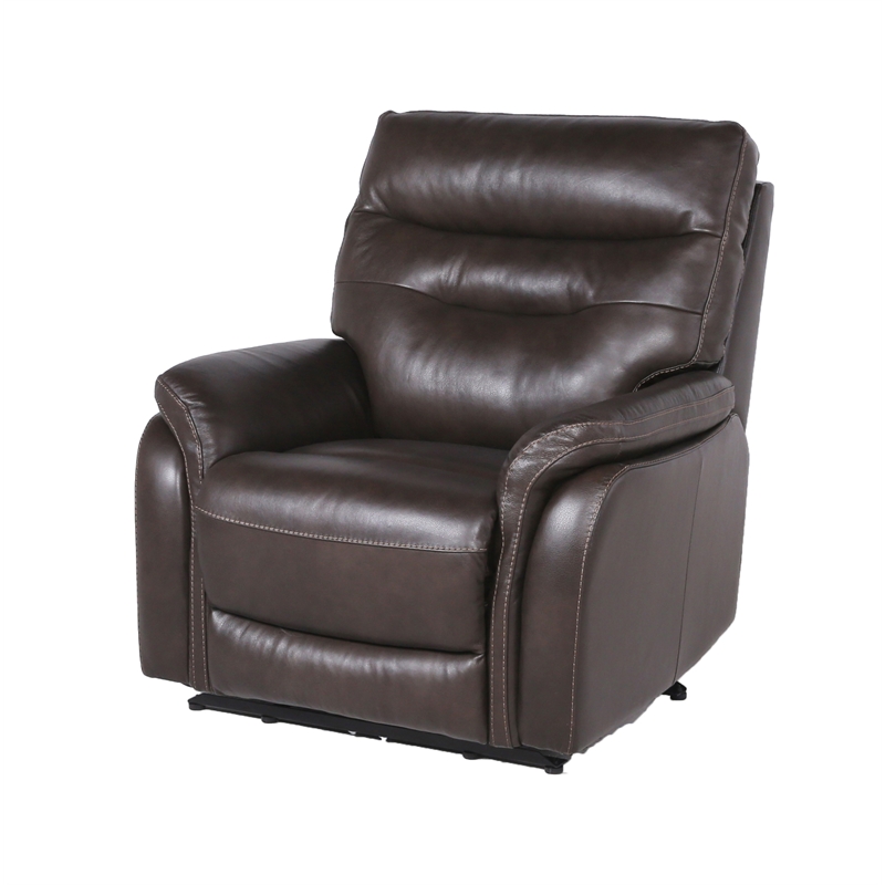 Steve Silver Fortuna 3pc Dual Power Reciling Sofa in Brown