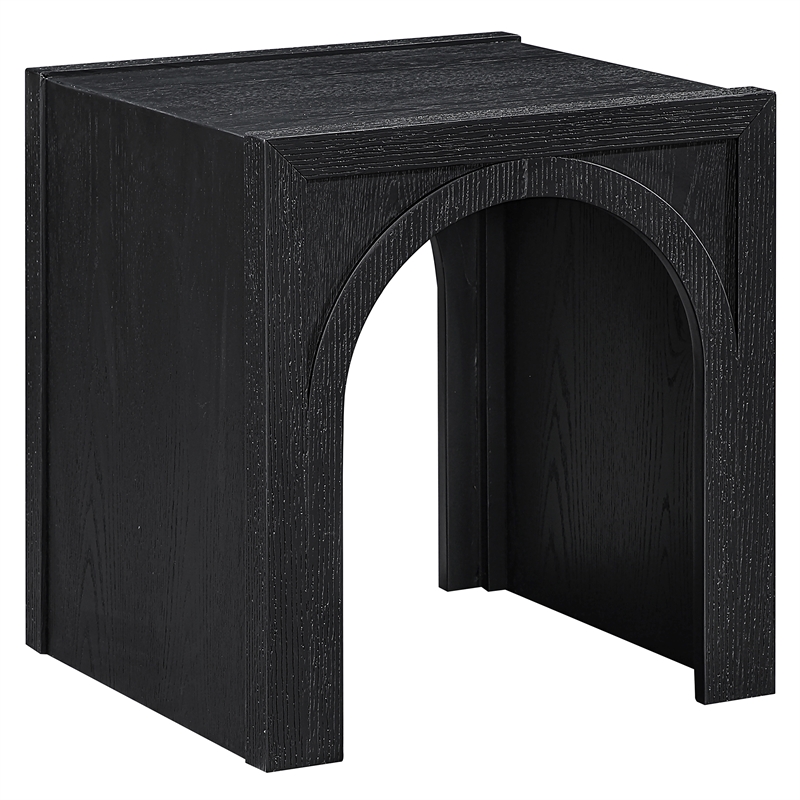 Steve Silver Fitzgerald End Table in Black