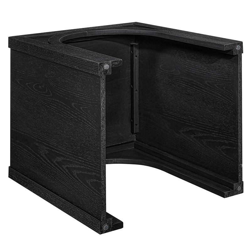 Steve Silver Fitzgerald End Table in Black