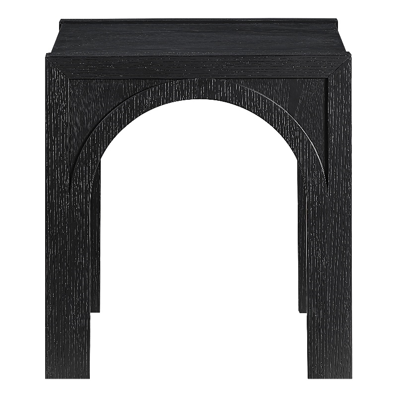 Steve Silver Fitzgerald End Table in Black