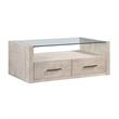 Steve Silver Garland Blonde Cocktail Table in Tan